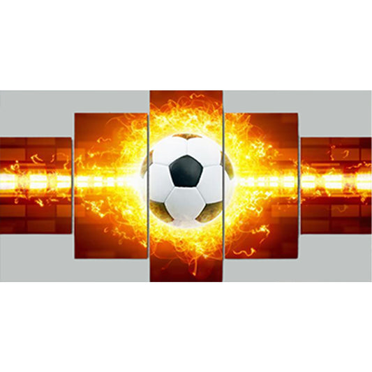 Football On Fire - Full Round Drill Diamond Painting 70*40CM