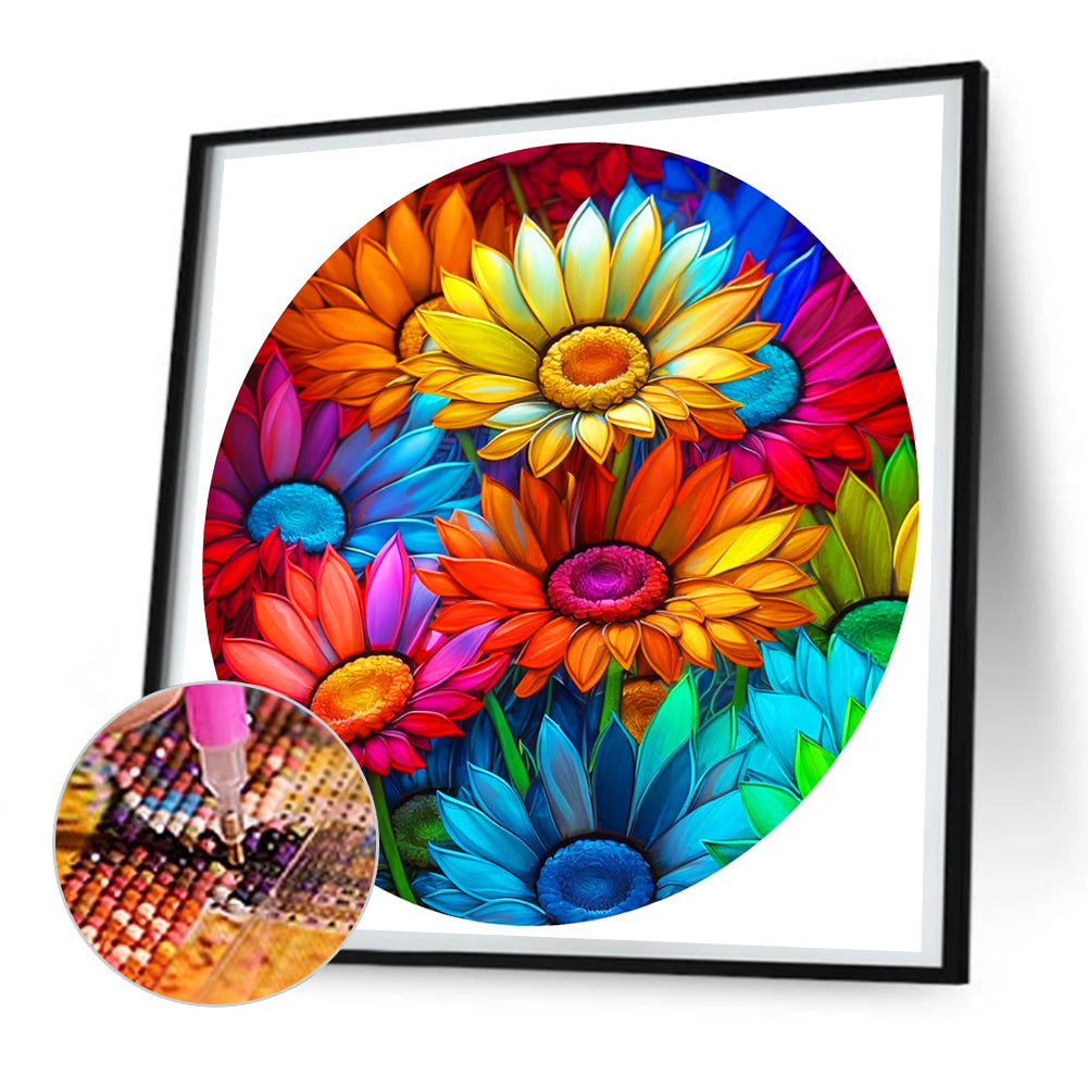 Daisy - Full Round Drill Diamond Painting 30*30CM