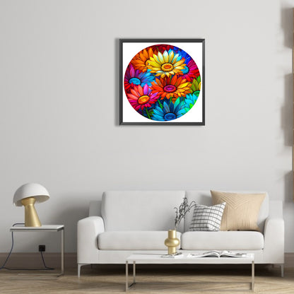 Daisy - Full Round Drill Diamond Painting 30*30CM