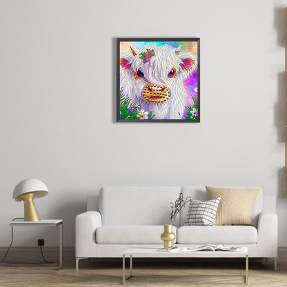 Highland Yak - Special Shaped Drill Diamond Painting 30*30CM