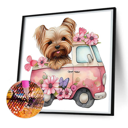 Yorkshire Terrier - Full Round Drill Diamond Painting 30*30CM