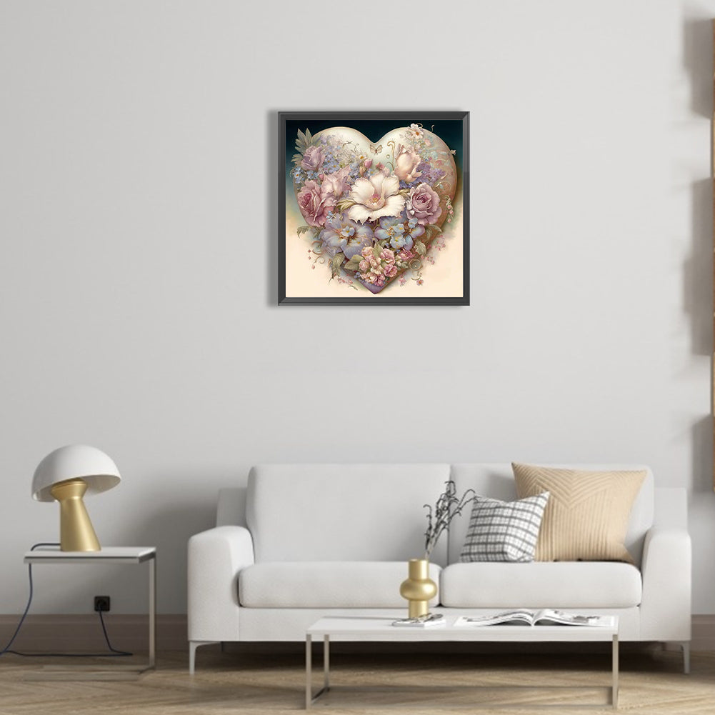 Love Flowers - Full Round Drill Diamond Painting 40*40CM