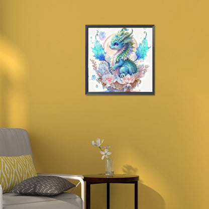 Baby Dragon - Full Round Drill Diamond Painting 30*30CM
