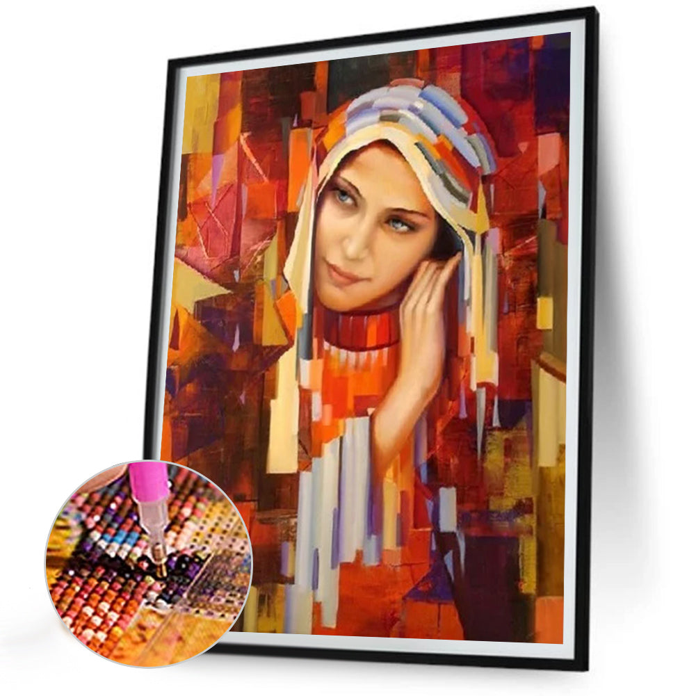 Bulgarian Woman - Full Round Drill Diamond Painting 30*40CM