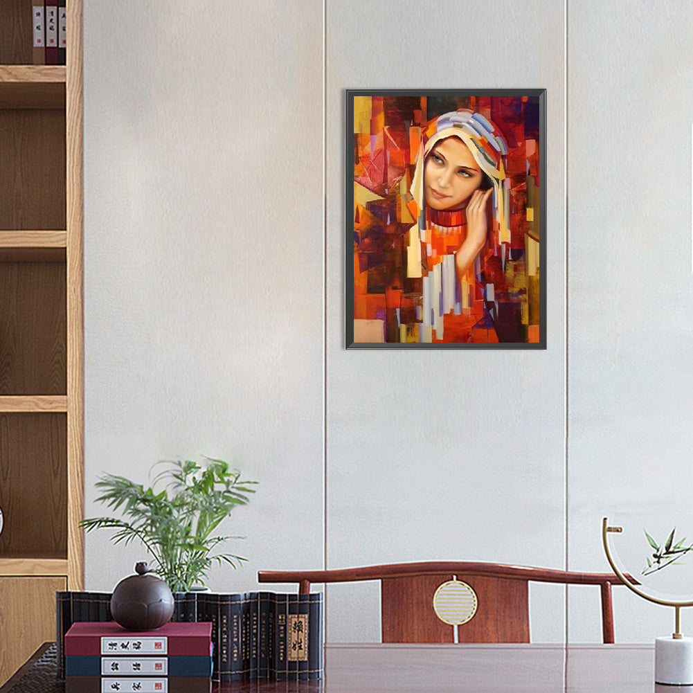 Bulgarian Woman - Full Round Drill Diamond Painting 30*40CM