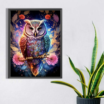 Owl - AB Dril Square Diamond Painting 30*40CM