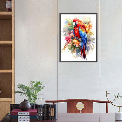 Parrot - Full Round Drill Diamond Painting 40*50CM