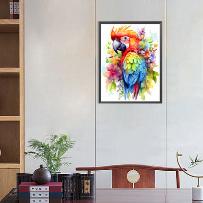 Parrot - Full Round Drill Diamond Painting 40*50CM
