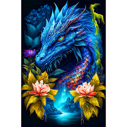 Domineering Dragon - Full Round Drill Diamond Painting 40*60CM