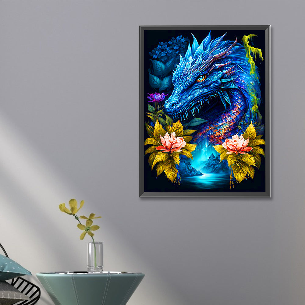 Domineering Dragon - Full Round Drill Diamond Painting 40*60CM