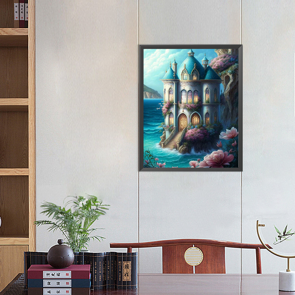 Sea View House - Full Square Drill Diamond Painting 40*50CM