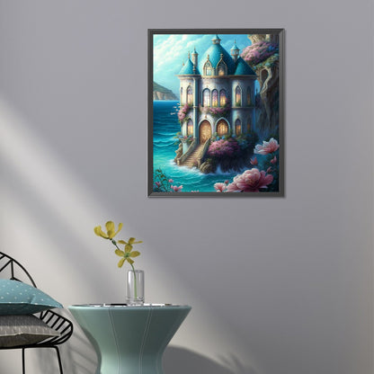 Sea View House - Full Square Drill Diamond Painting 40*50CM
