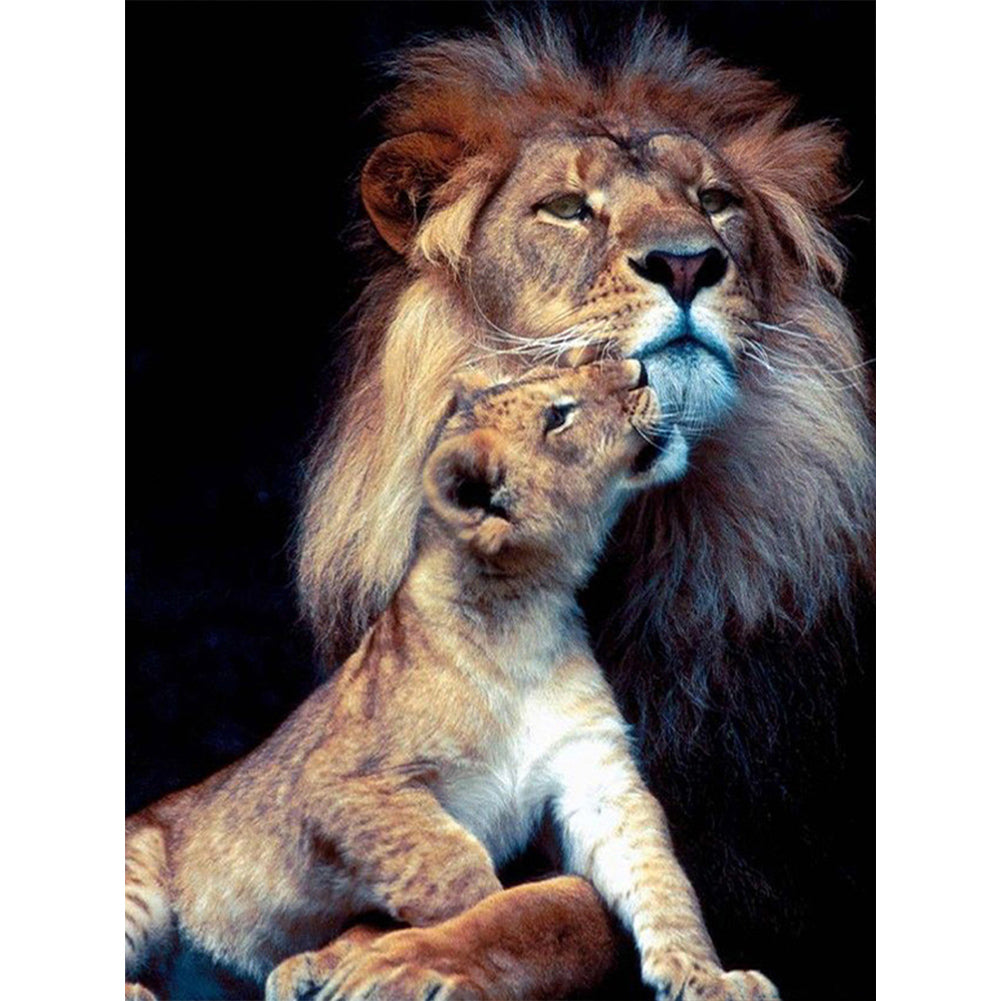 Lion - Full Square Drill Diamond Painting 50*60CM