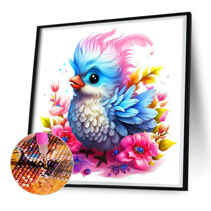 Personality Birds And Flowers - Full Round Drill Diamond Painting 30*30CM