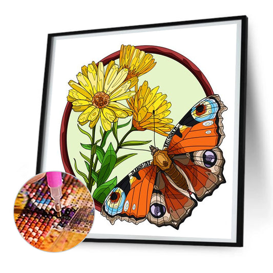 Medal Glass Painting - Full Round Drill Diamond Painting 30*30CM