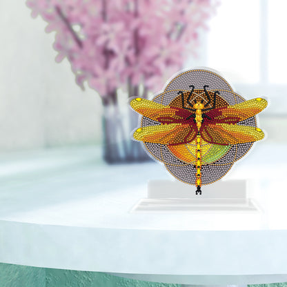 DIY Diamond Mosaic Ornaments Craft Dragonfly 5D Home Decoration Acrylic Ornament