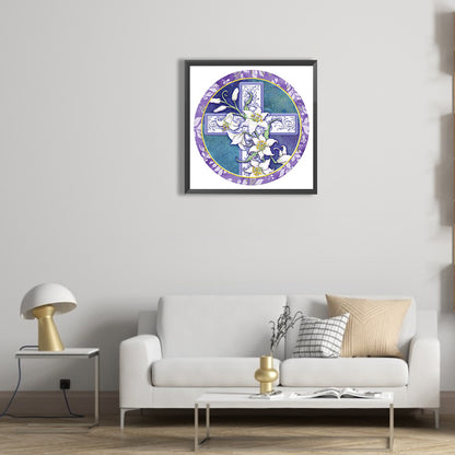 Cross - Full Round Drill Diamond Painting 30*30CM