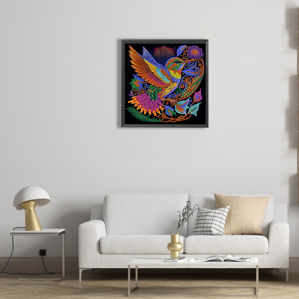 Hummingbird - Special Shaped Drill Diamond Painting 30*30CM