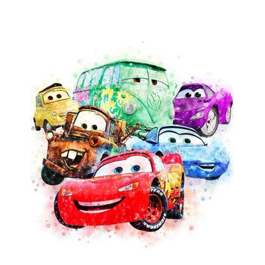 Cars - Full Round Drill Diamond Painting 30*40CM
