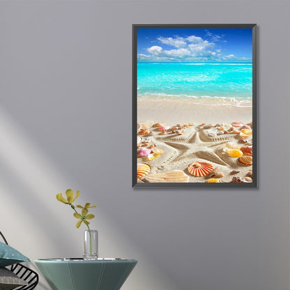 Beach Shells - Full Round Drill Diamond Painting 40*60CM