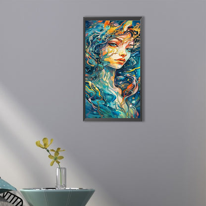 Daughter Of The Sea - Full Round Drill Diamond Painting 30*60CM