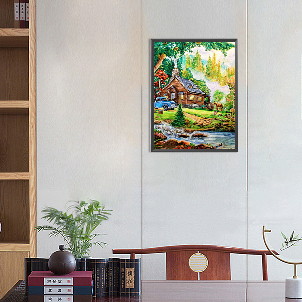 Country Garden - Full Round Drill Diamond Painting 30*40CM