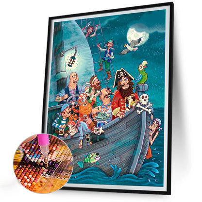 Sailing Team - Full Round Drill Diamond Painting 30*40CM