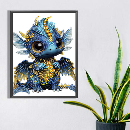 Baby Dragon - Special Shaped Drill Diamond Painting 30*40CM
