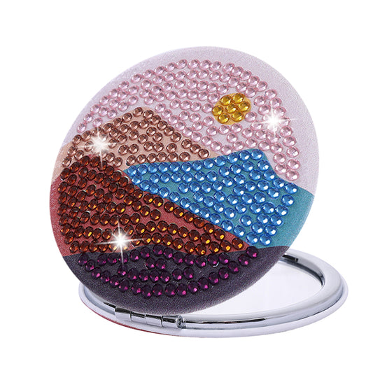 DIY Crystal Diamond Mirror Art Craft Set Paint by Number Kits for Adult and Kids