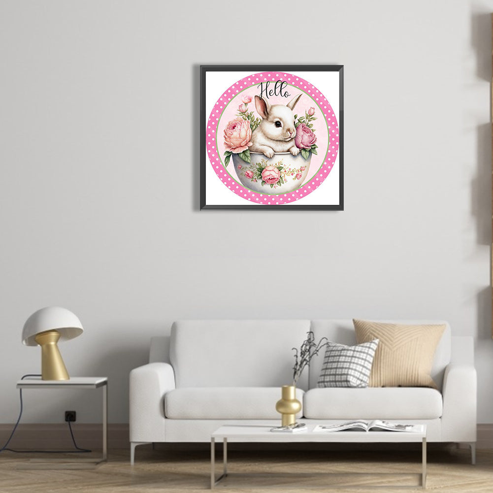 Bunny Garland - Full Round Drill Diamond Painting 30*30CM