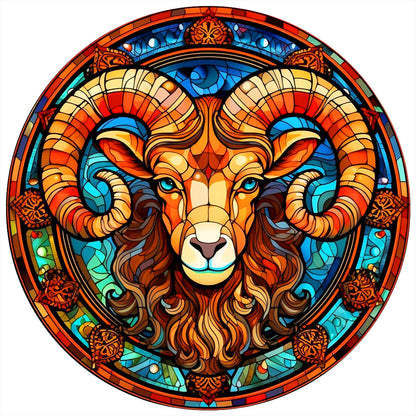 Sheep Head - Full Round Drill Diamond Painting 30*30CM