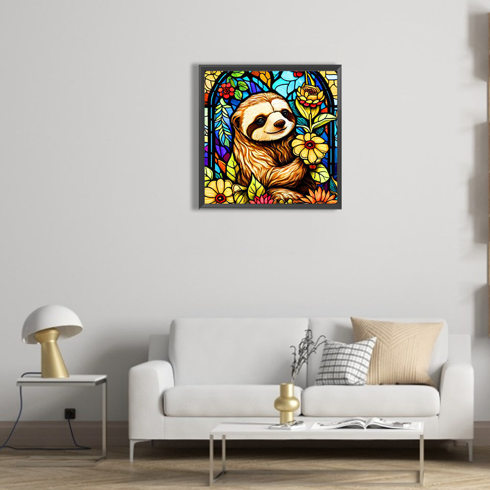 Sloth - Full Round Drill Diamond Painting 30*30CM