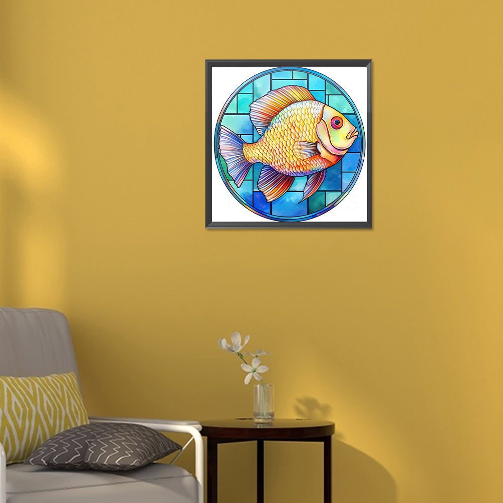 Grass Carp - Full Round Drill Diamond Painting 30*30CM