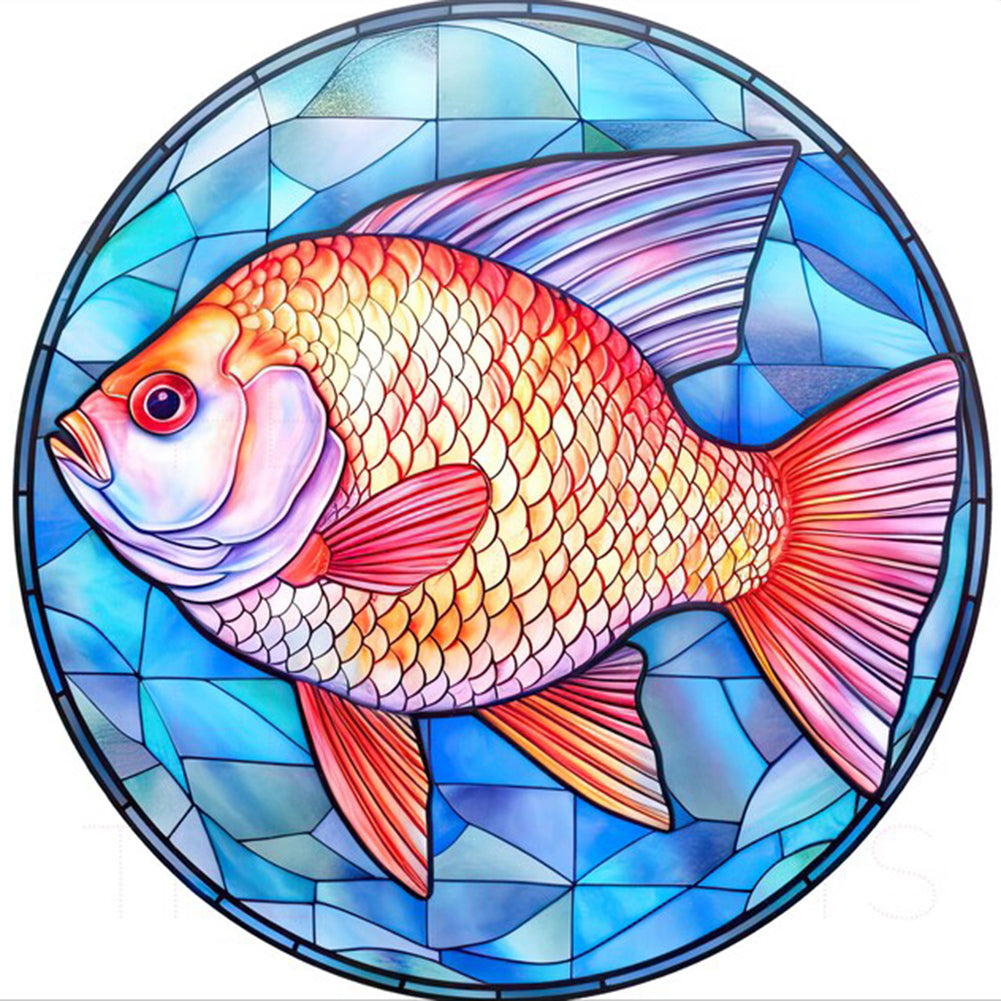 Grass Carp - Full Round Drill Diamond Painting 30*30CM