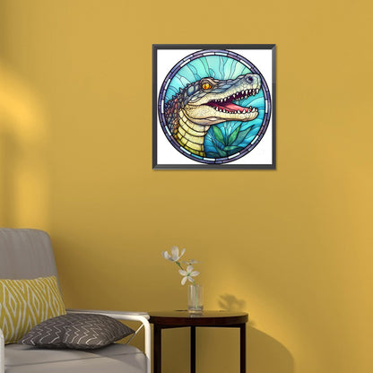 Crocodile - Full Round Drill Diamond Painting 30*30CM