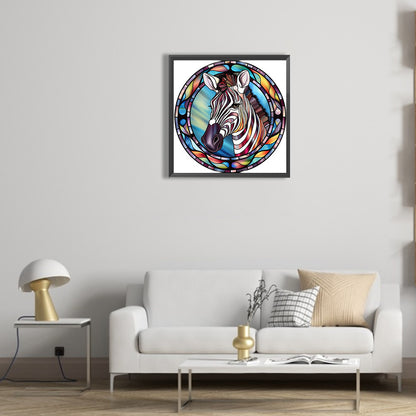 Zebra - Full Round Drill Diamond Painting 30*30CM
