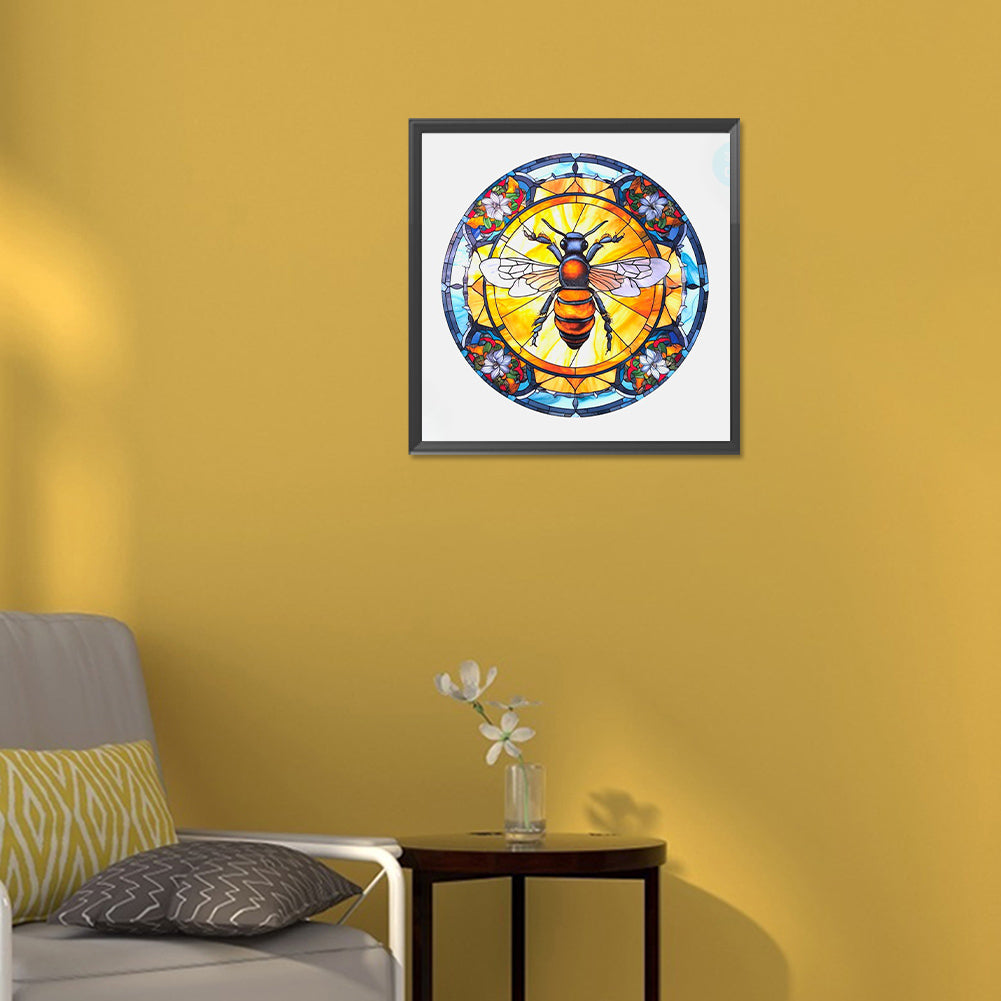 Bee - Full Round Drill Diamond Painting 30*30CM