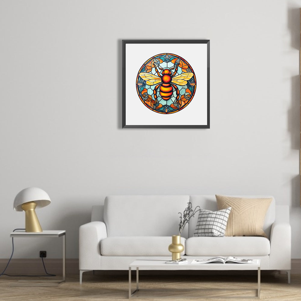Bee - Full Round Drill Diamond Painting 30*30CM
