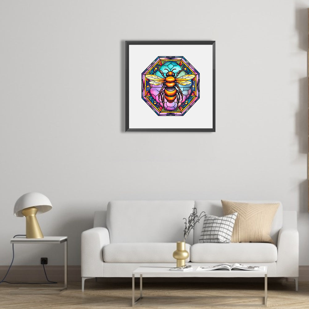 Bee - Full Round Drill Diamond Painting 30*30CM