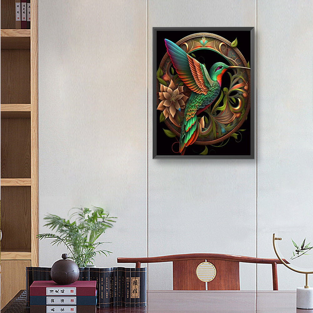 Hummingbird - Full Round Drill Diamond Painting 30*40CM