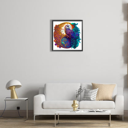 Medallion Owl - Full Round Drill Diamond Painting 35*35CM