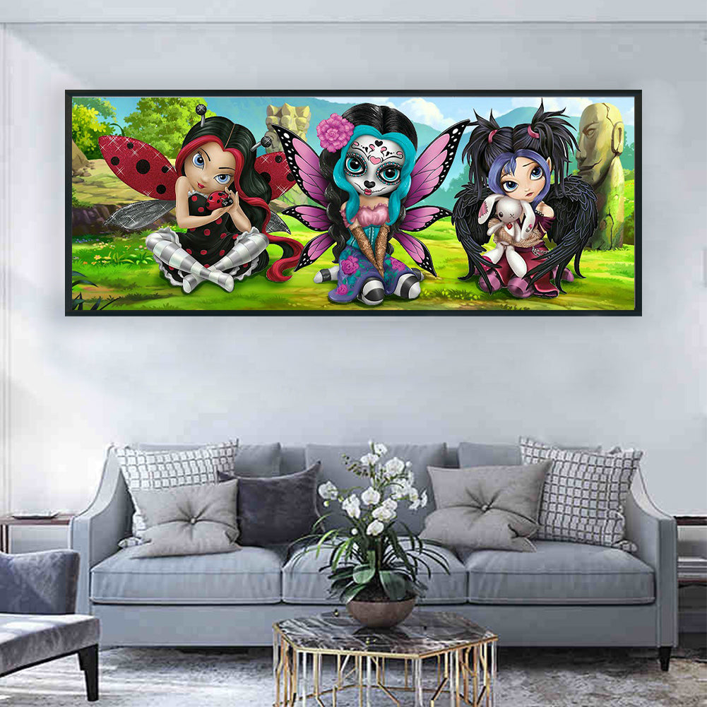 Elves - Full Round Drill Diamond Painting 80*30CM