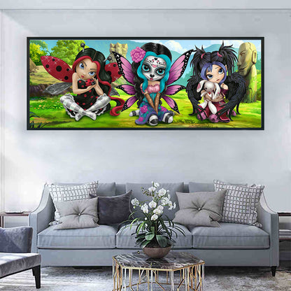 Elves - Full Round Drill Diamond Painting 80*30CM