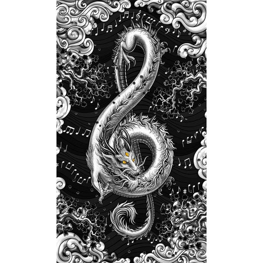 Note Dragon - Full Square Drill Diamond Painting 40*70CM