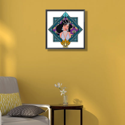 Princess Jasmine - Full Round Drill Diamond Painting 40*40CM