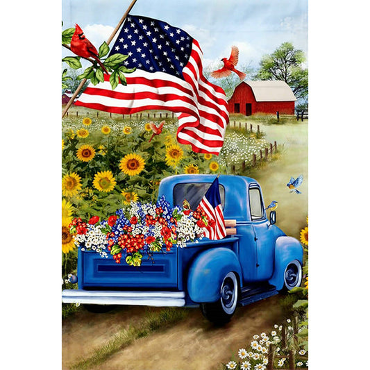 Flag Float - Full Round Drill Diamond Painting 40*60CM