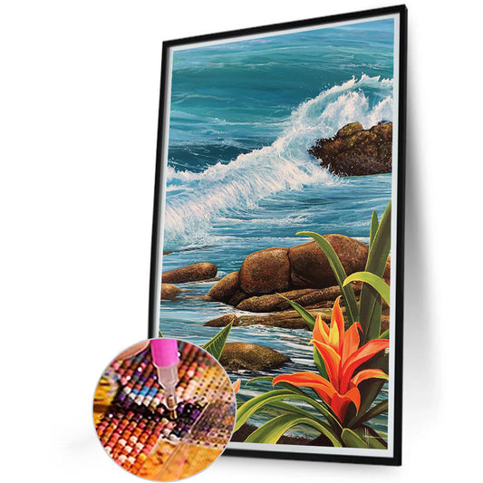 The Waves - Full Round Drill Diamond Painting 40*60CM