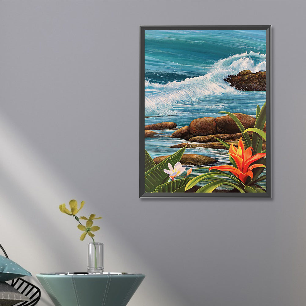 The Waves - Full Round Drill Diamond Painting 40*60CM