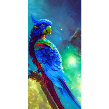 Parrot - Full Round Drill Diamond Painting 40*80CM