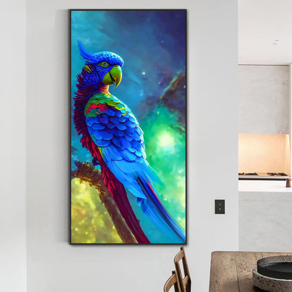 Parrot - Full Round Drill Diamond Painting 40*80CM